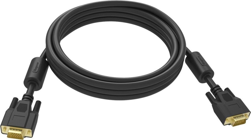 Vision TC 10MVGAP/BL, 10 m, VGA (D-Sub), VGA (D-Sub), Männlich, Männlich, Schwarz