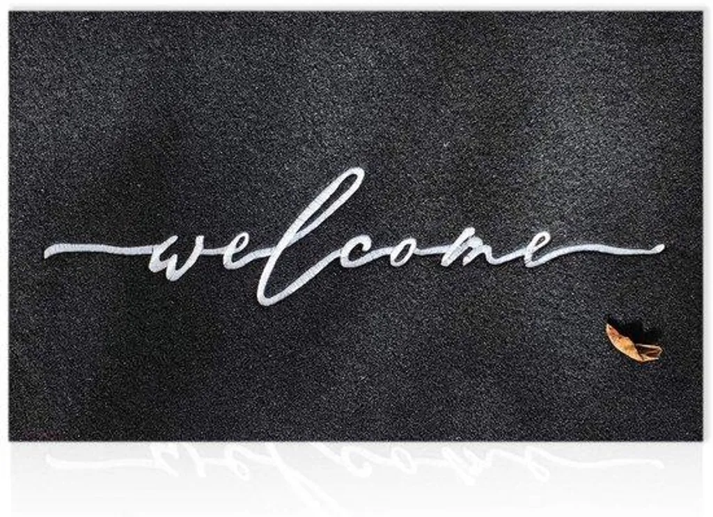 Tapis extérieur noir antidérapant 90x60 cm : fini les sols glissants