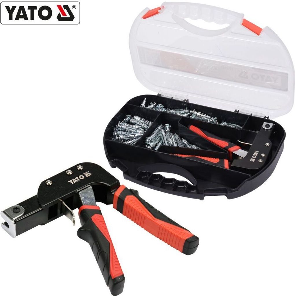 61-tlg Hohlraumdübelsatz Dübelzange Trockenbau Montagezange Produktbild 