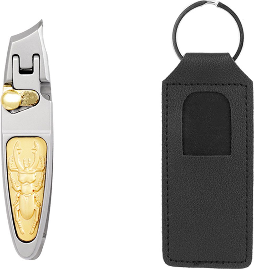 INF Scharfer Nagelknipser aus Edelstahl mit Auffangbehälter