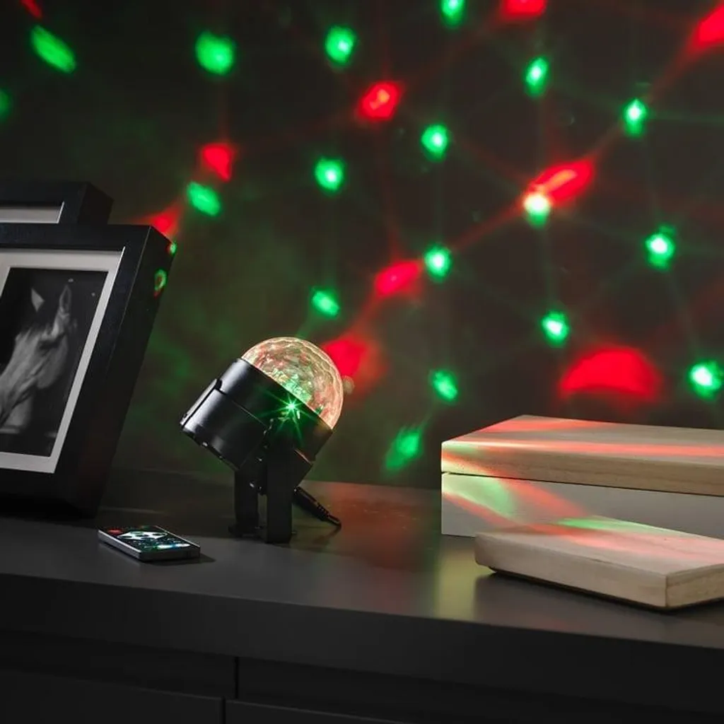 Lampe Disco Projecteur Effet de Scène avec Éclairage LED Multicolore 5W