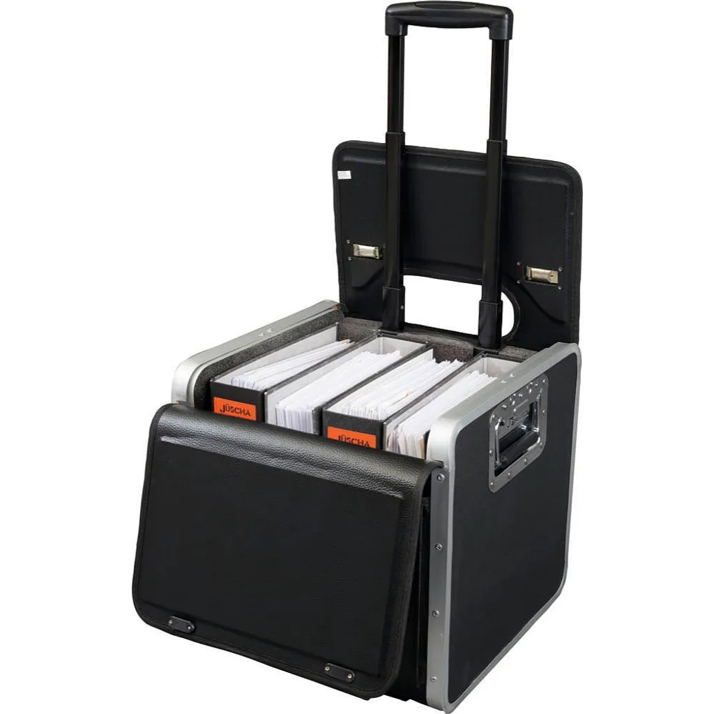 Attaché-case Alassio PERUGIA en imitation cuir noir pour documents A4 - 2
