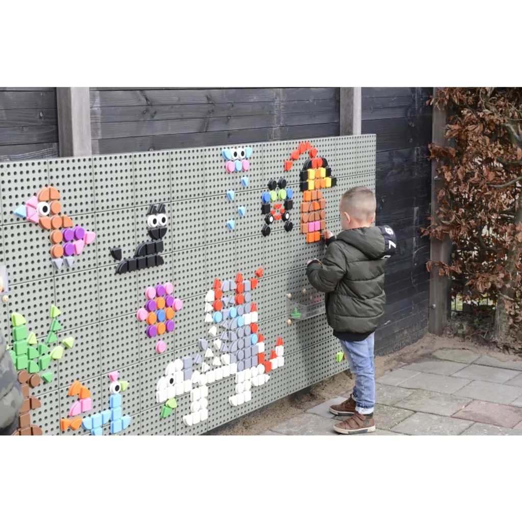 Chevilles Géométriques Masterkidz : Accessoire de Jeu Mural Educatif - 13