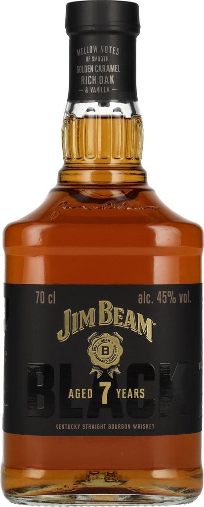Jim Beam BLACK Kentucky Straight Bourbon Whiskey 45% Vol. Image du produit 