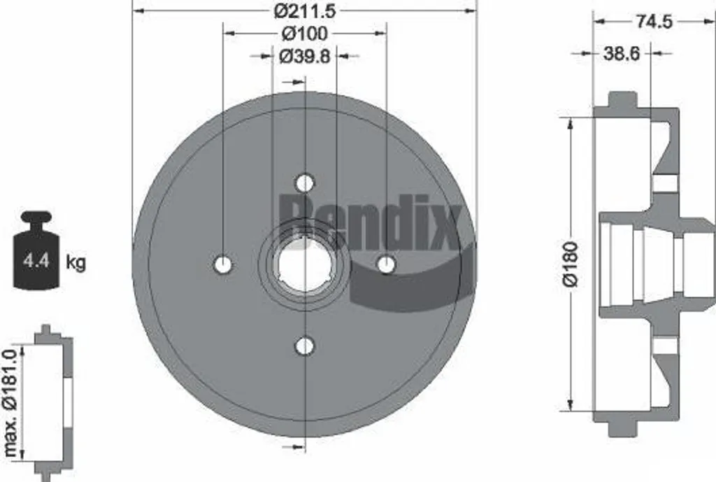 Résoudre le Déséquilibre de Freinage avec le Tambour Bendix BDM1005