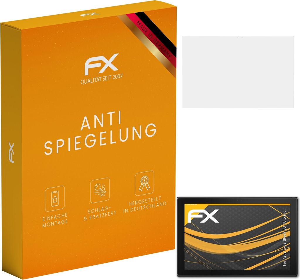 atFoliX FX-Antireflex 2x Schutzfolie kompatibel mit Asus ExpertBook B3 (10.5 Inch) Displayfolie
