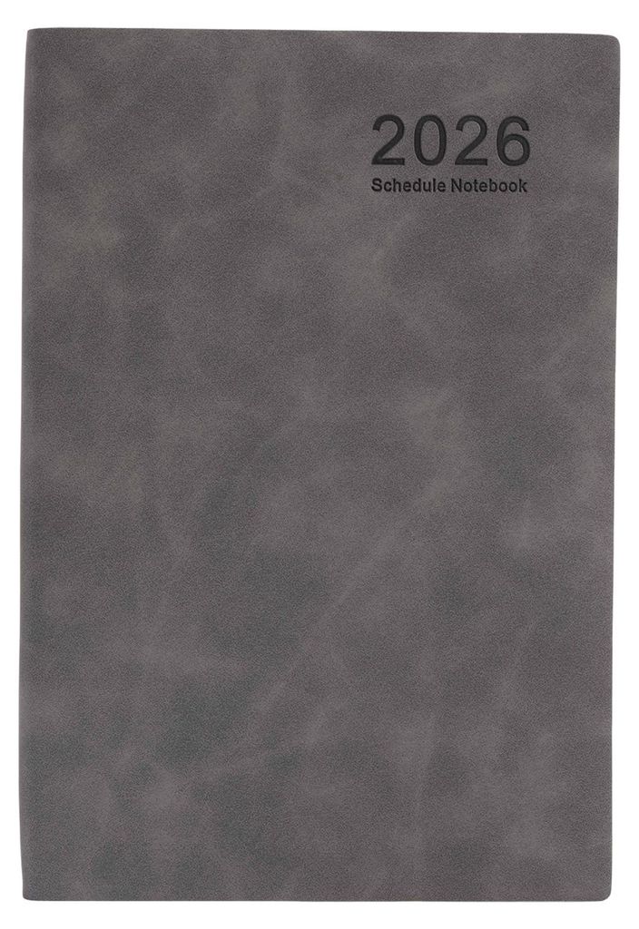 2026 Tagesplaner, Terminkalender, A5-Format, Hardcover, farbige Register, Kalender, Erinnerungsbuch, Jahresplaner