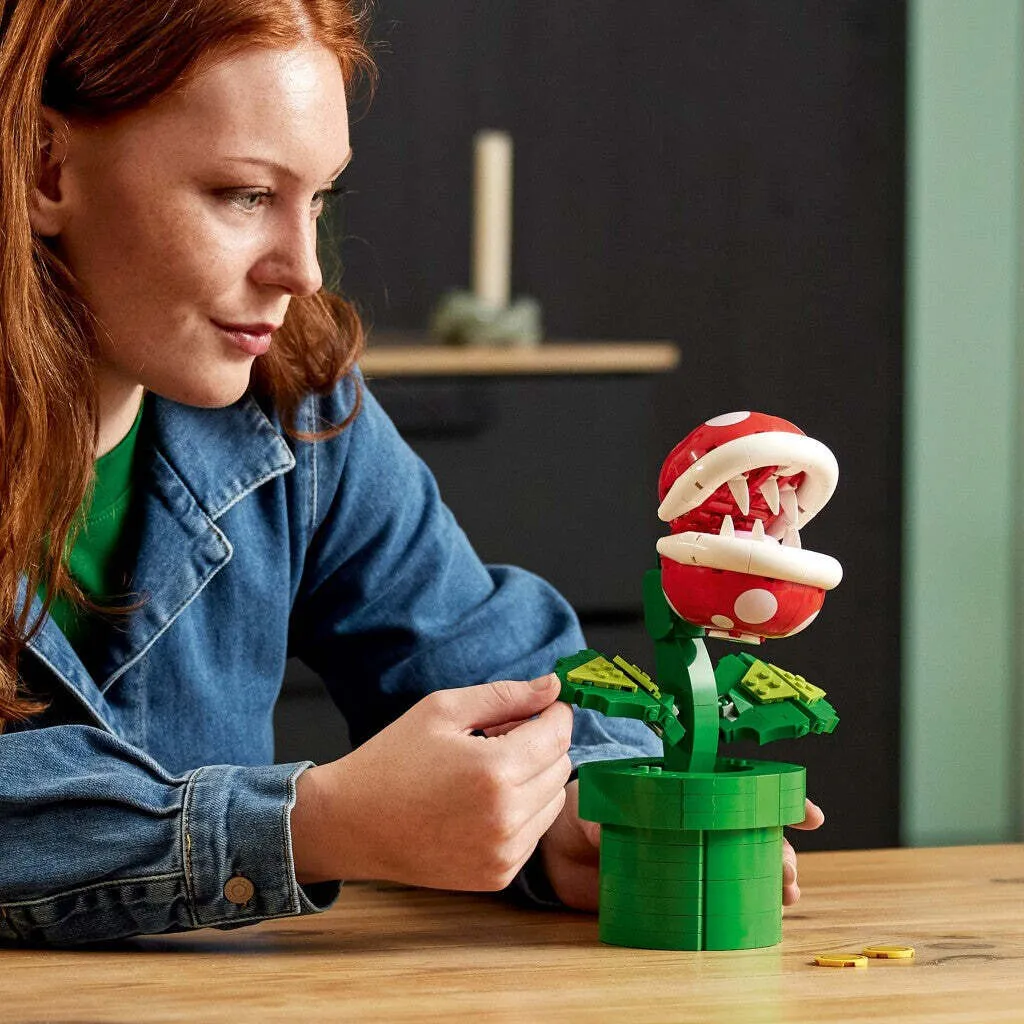 LEGO 71426 Plante Piranha Super Mario - Décoration Bureau Originale