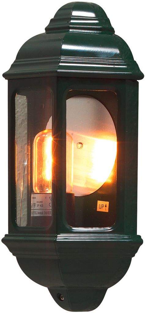 Konstsmide Cagliari Small grün lackiertes Aluminium, klares Glas 7011-600