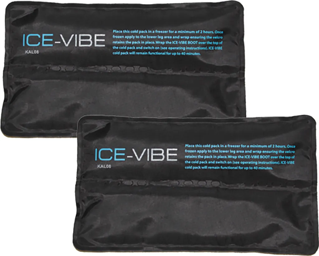 Horseware Ice-Vibe Cold Packs pour guêtres de repos - Coloris Noir Aqua