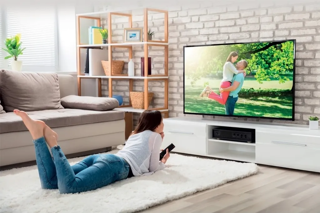 Fini les Reflets : Support Mural TV Orientable 19 à 37 Pouces Blanc Techly LCD - 6