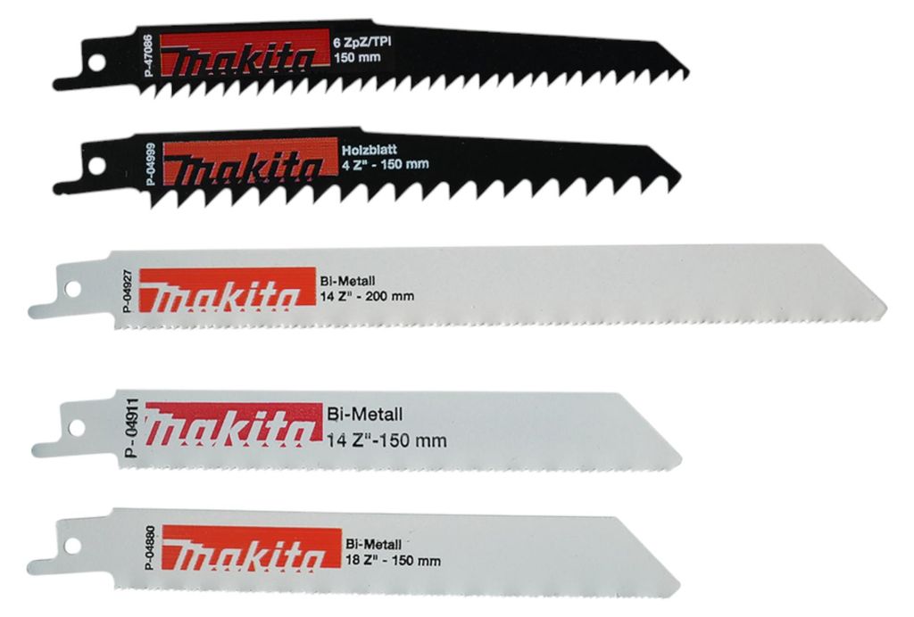 Makita Zestaw brzeszczotów 150 - 200 mm 5 szt. ( P-83967 ) Zdjęcie produktu 