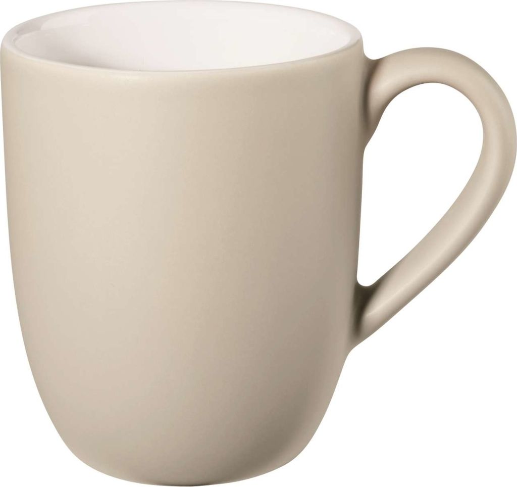 ASA Selection Grande Henkelbecher, Henkel Becher, Kaffeebecher, Tasse, Steingut, Limestone, 500 ml, 4707228