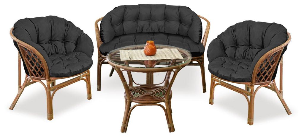 Zestaw ogrodowy 2x122x40cm + 190x40cm na krzesło kanapę Zdjęcie produktu 
