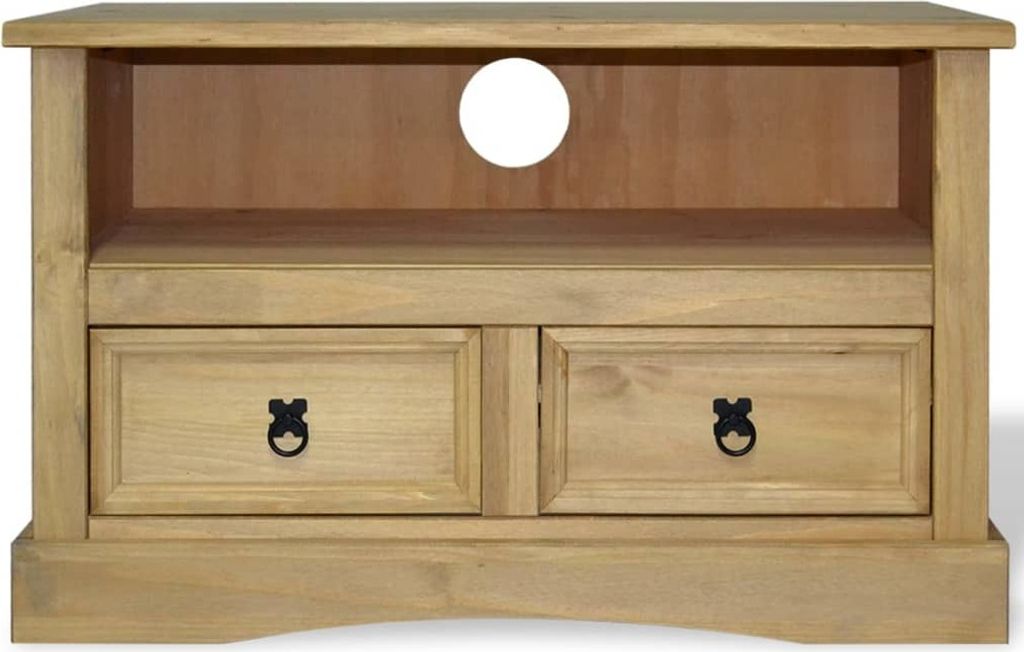 Mobile TV in legno di pino stile Messico 91x43x56 cm Immagine del prodotto 