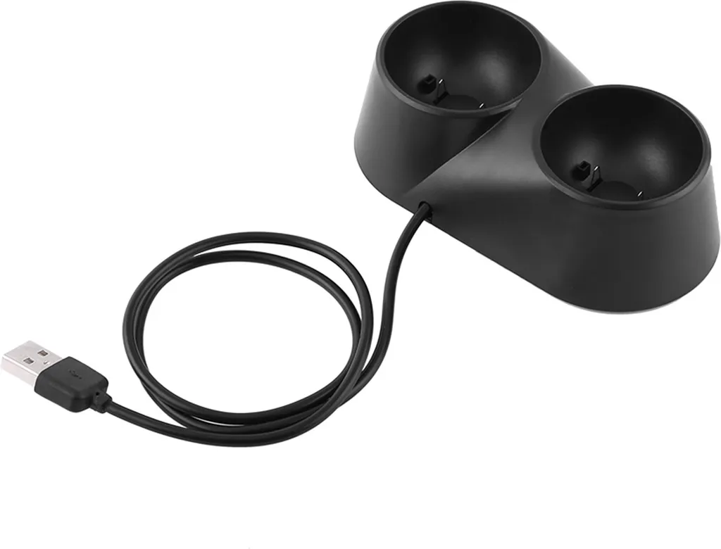 Base di Ricarica per PS4 VR: Caricatore Rapido 4-in-1 Move e Joypad