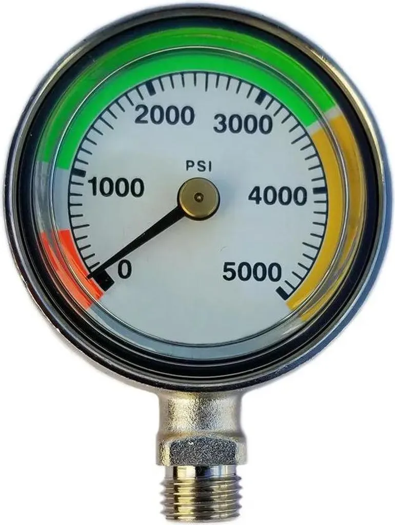 Manomètre Metalsub PSI 50 mm Noir One Size pour Plongée Sous-Marine