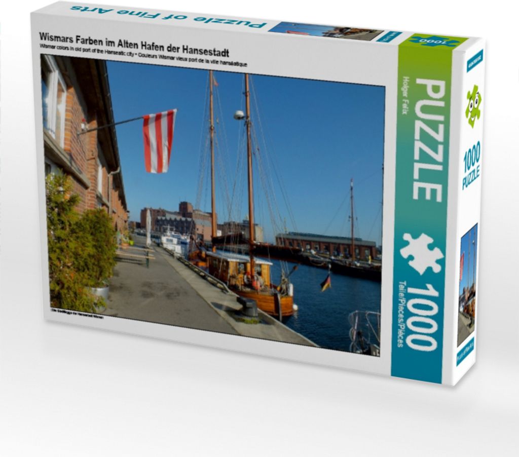Calvendo Wismars Farben im Alten Hafen der Hansestadt 1000 Produktbild 