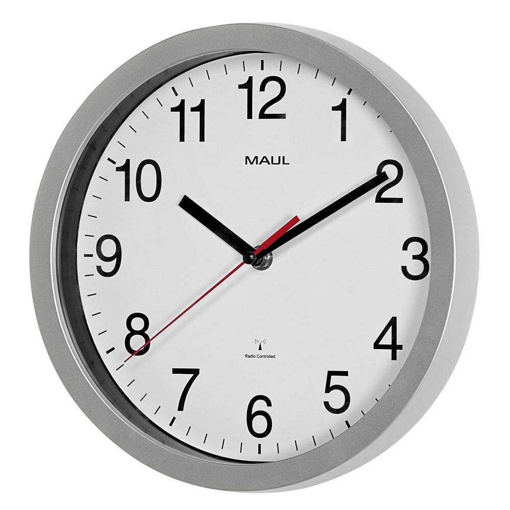 Orologio da parete MAULrun Ø 25,2 x 5 cm radiocomandato in Immagine del prodotto 