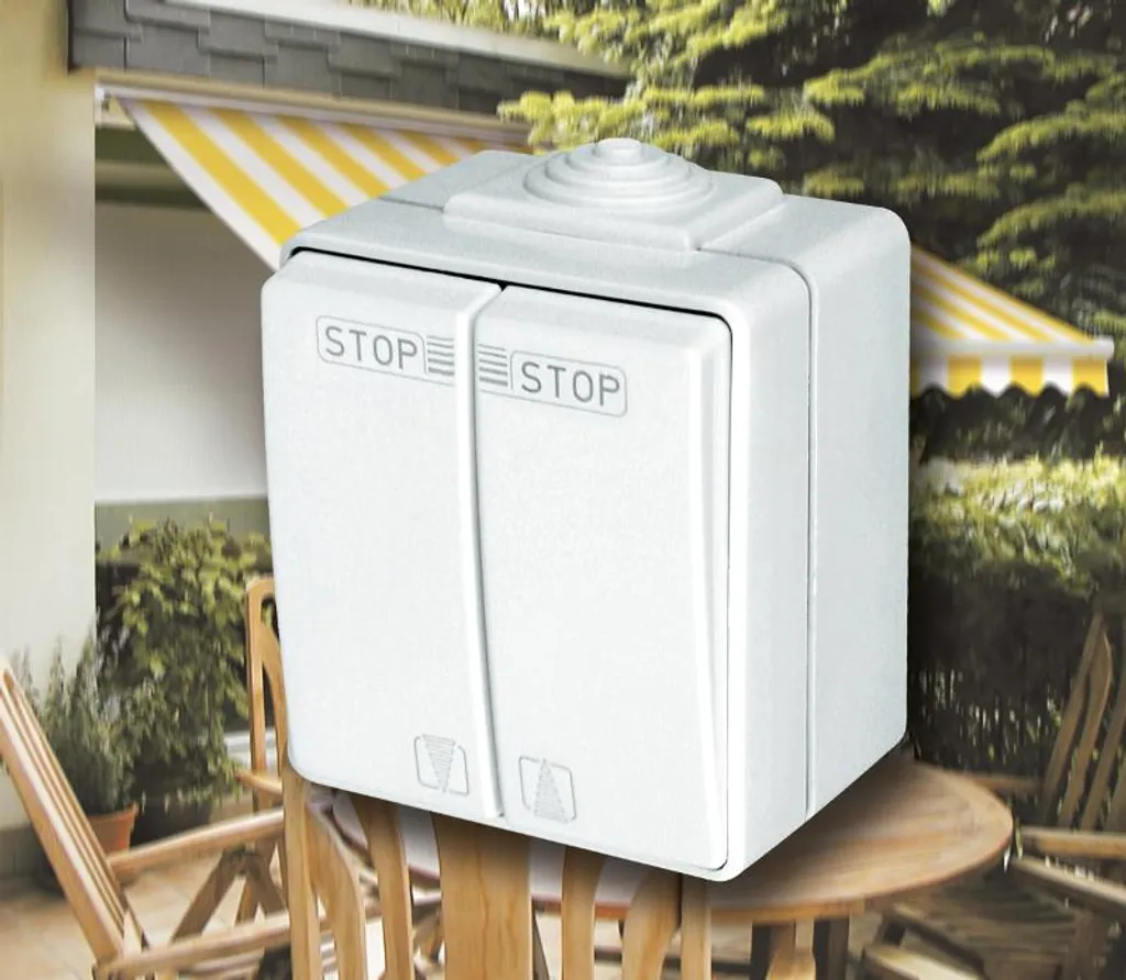Interrupteur pour stores Schellenberg 25010 - Commande filaire encastrée