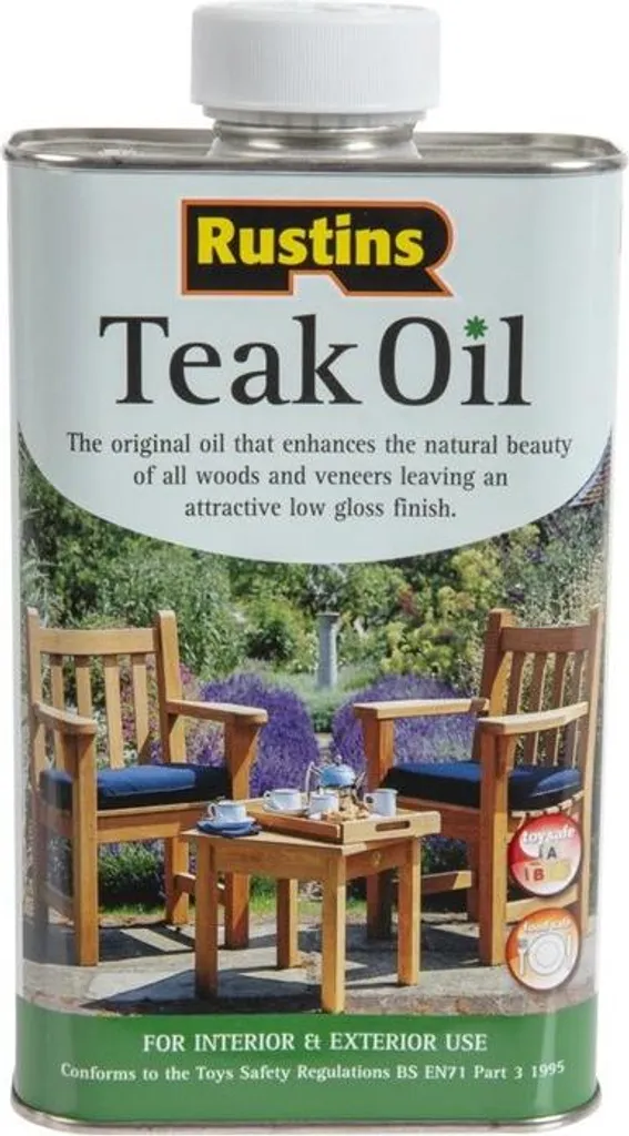 Olio per teak Rustin'S 1L,(2,85 €/100Ml)