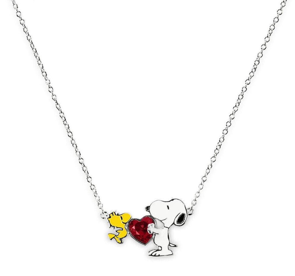 Halskette Peanuts Unie Snoopy & Woodstock multicolore Image du produit 
