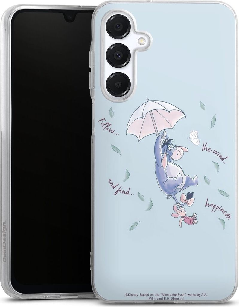 DeinDesign Handyhülle für Samsung Galaxy A16 5G Silikon Hülle Case Smartphone Schutzhülle Disney Offizielles Lizenzprodukt Winnie Puuh I-Aah