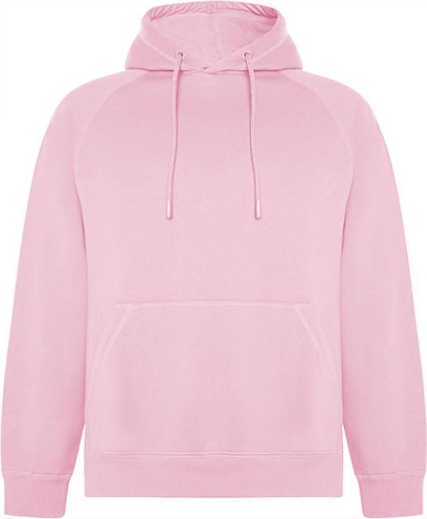 Roly Eco SU1074 | Vinson Organic Hooded Sweatshirt - Uni Kapuzenpullover - Farbe: Light Pink 48 - Größe: XXL
