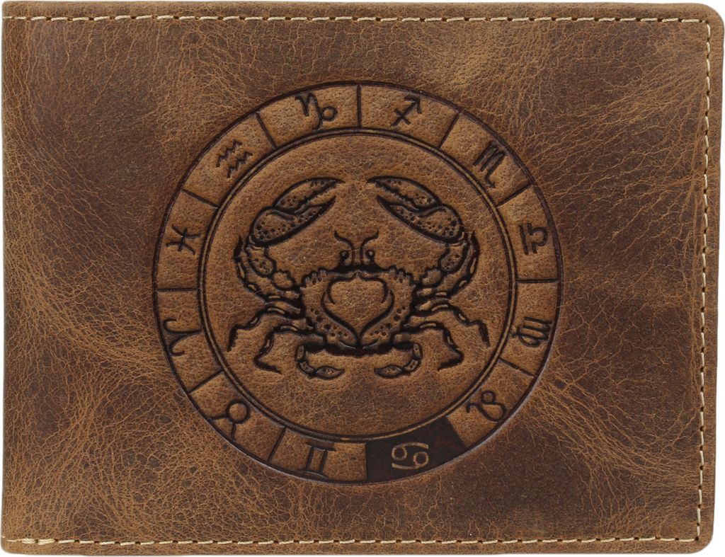 Greenburry Geldbörse Herren Leder braun antik Vintage mit Produktbild 