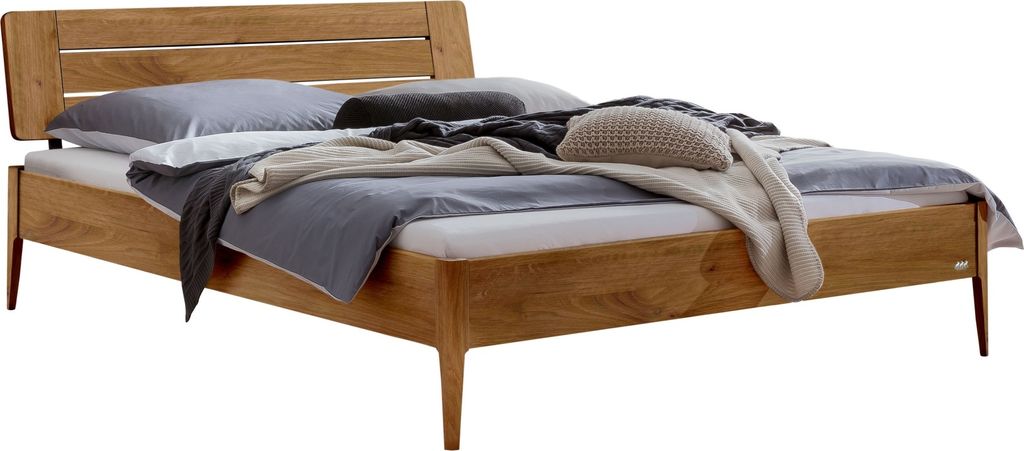 HASENA Lounge Bett Busseto Wildeiche natur 180x200