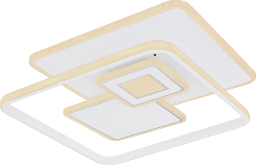 Globo Lighting Deckenleuchte Metall weiß, LED Produktbild 