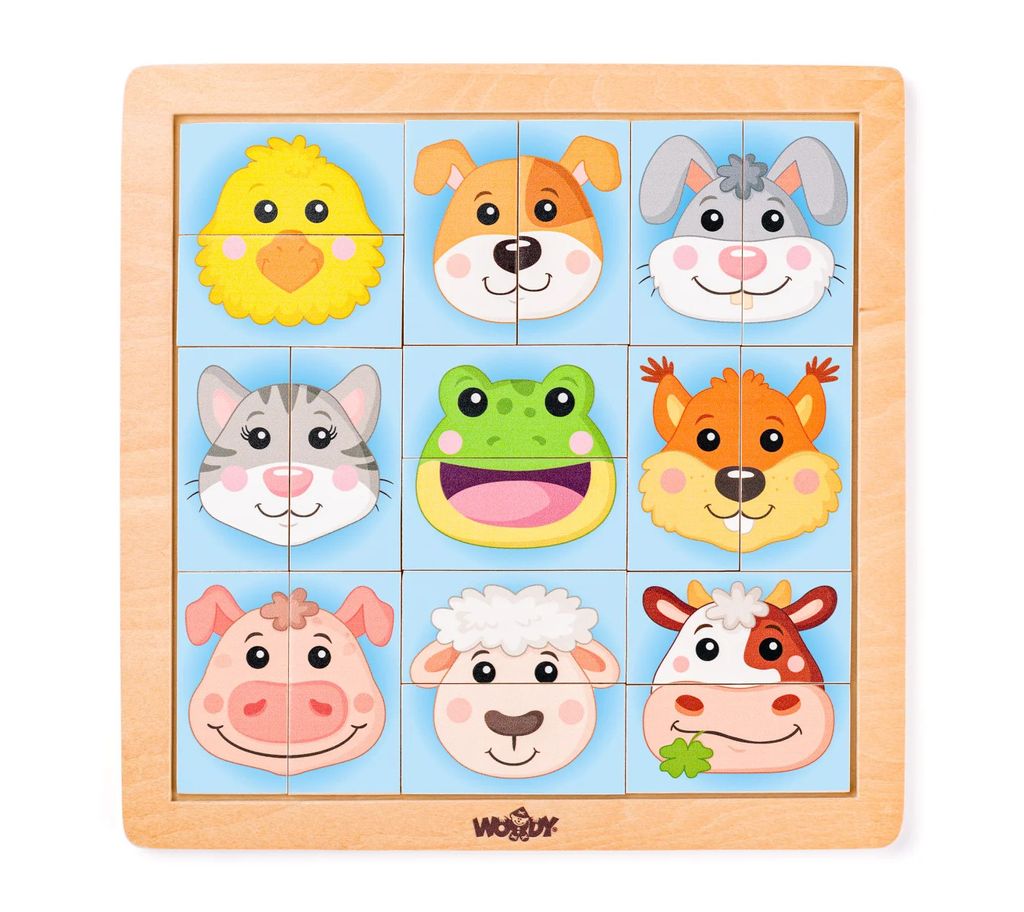 Jigsaw Puzzle Tier Kopfzeilen - Home