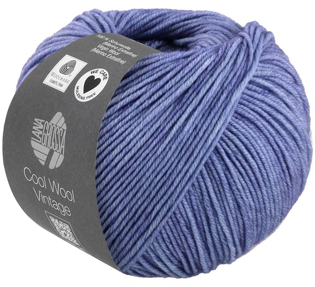Lana Grossa - Cool Wool Vintage 7378 hellblau Produktbild 