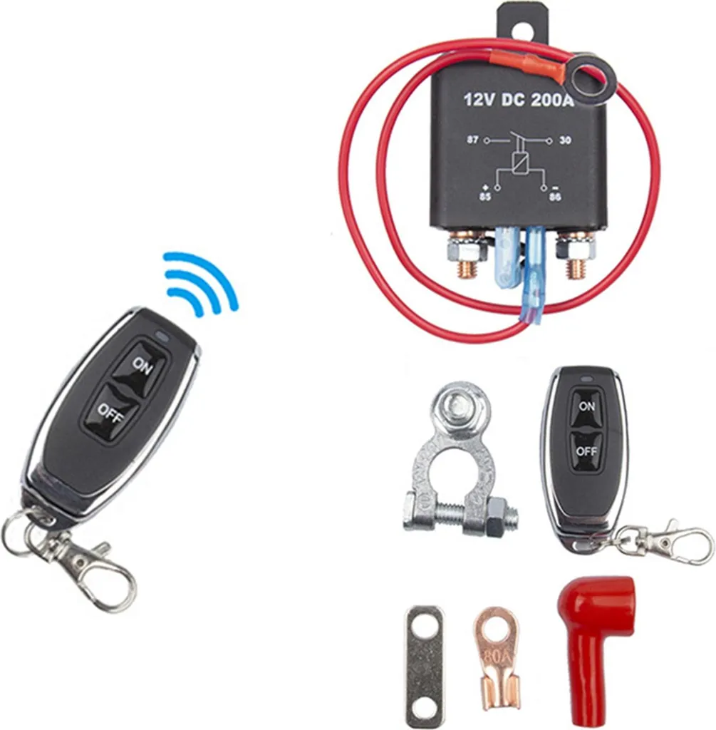 Coupe-circuit batterie à distance pour hivernage voiture et camping-car