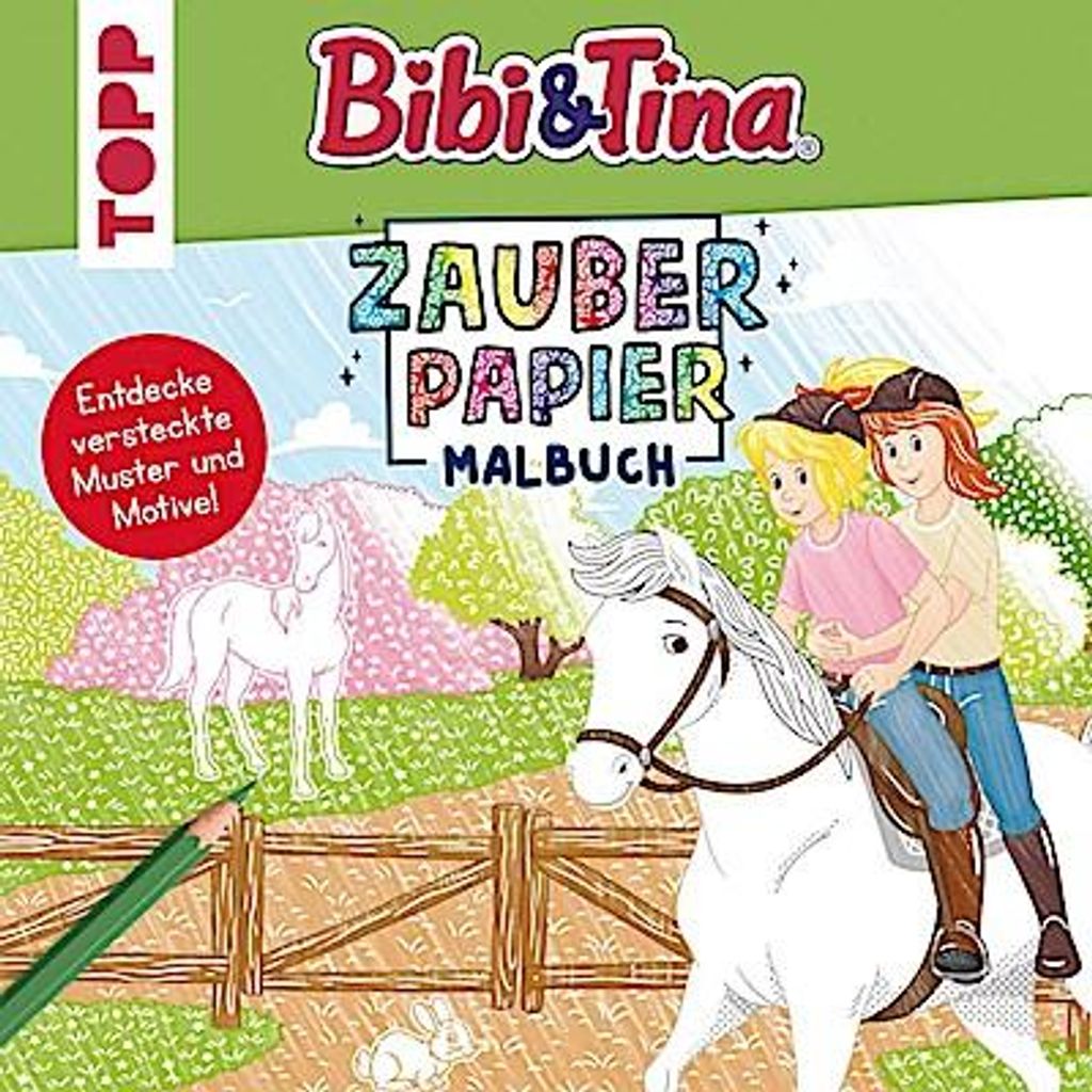 Libro da colorare "Carta magica" di Bibi & Tina Immagine del prodotto 