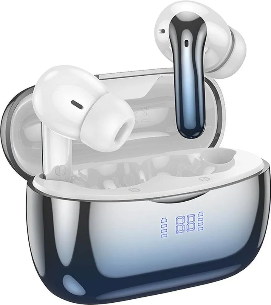 Cuffie Bluetooth 5.3 Blu TWS con ANC ed ENC | Design Premium 320mAh