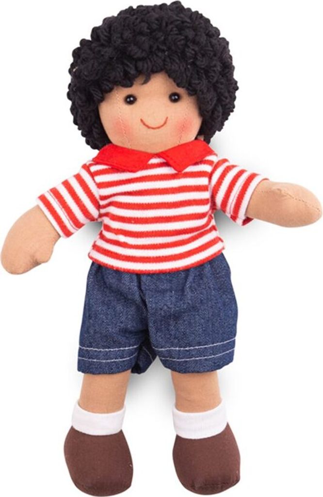 BigJigs Stoffpuppe Otis - weiche Babypuppe 25 cm kuschelig