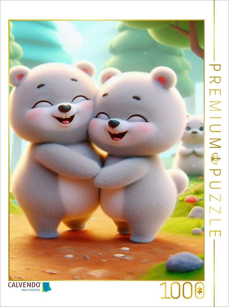CALVENDO Puzzle Wir tanzen vor Freude | 1000 Teile Lege-Größe 64x48cm Foto-Puzzle für glückliche Stunden