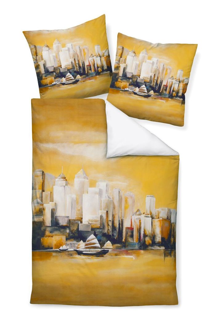 Janine Design Mako-Satin Bettwäsche-Garnitur MODERN ART Produktbild 