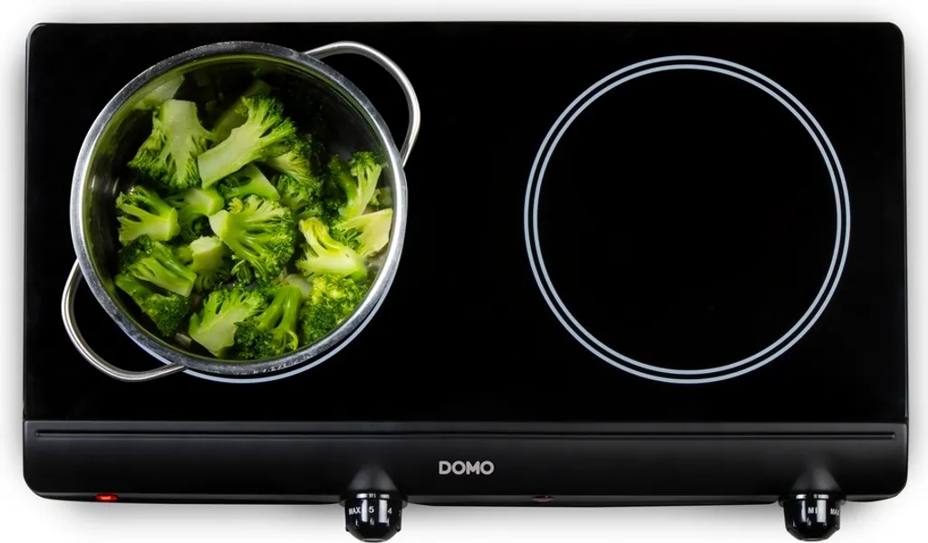 Plaque de cuisson d'appoint vitrocéramique 2 feux Domo pour petits espaces - 11