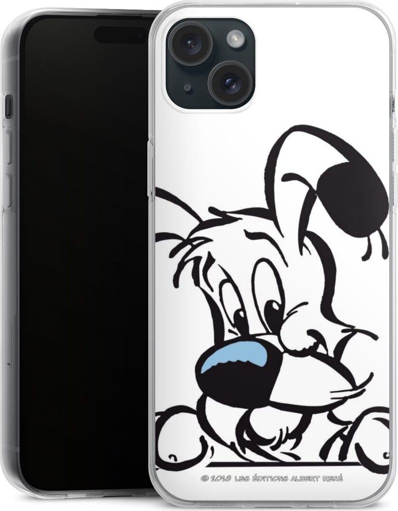 DeinDesign Handyhülle für Apple iPhone 15 Plus Silikon Hülle Case Smartphone Schutzhülle Comic Idefix Offizielles Lizenzprodukt