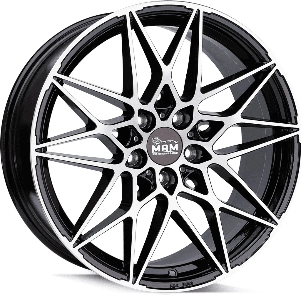 Jantes alu sportives MAM B2 19 pouces pour pneu taille basse