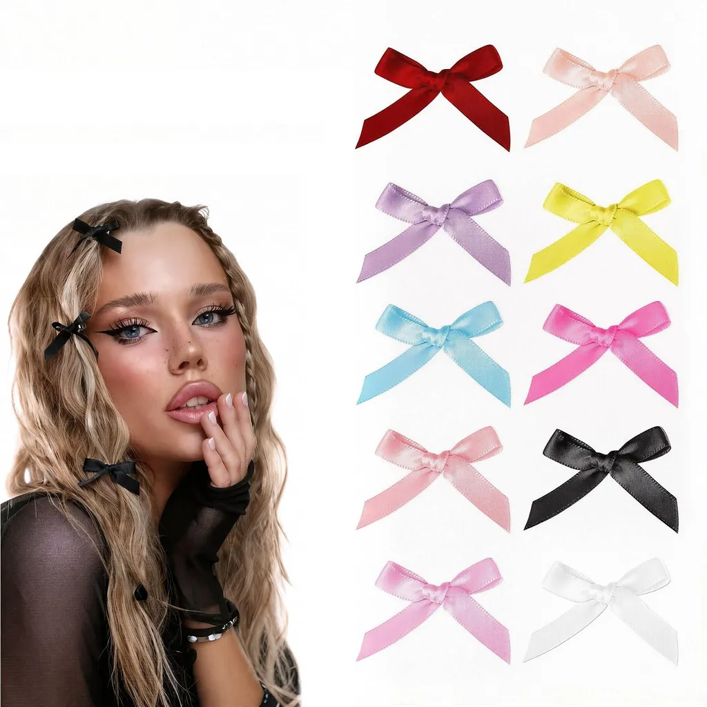 Épingles à Cheveux Anti-glisse à Nœud - 100 Barrettes Métal Robustes