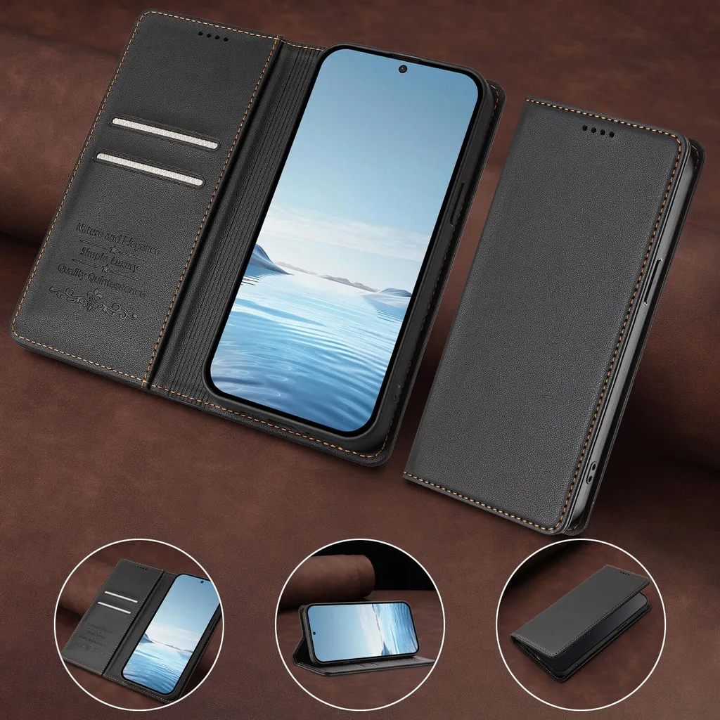 Cover Portafoglio Infinix Note 40 4G Nera | Protezione Professionale - 4