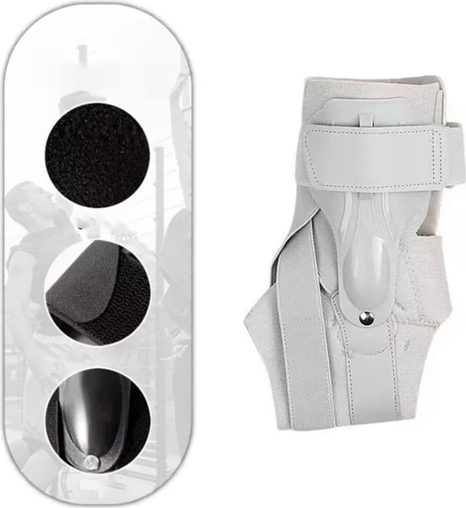 INF Sportliche Knöchelbandage Knöchelstütze Grau M