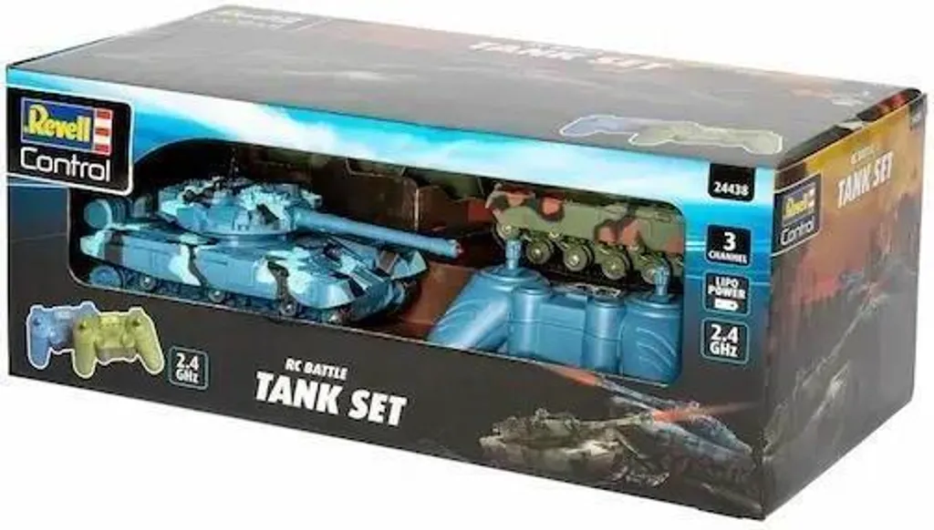 Char télécommandé Revell Battle Set 1:52 : Jeu de Combat de Chars RC - 3