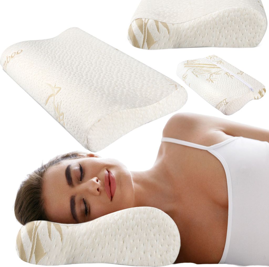 Orthopädisches Nackenstützkissen 50X30 Für Das Schlafen Auf Produktbild 