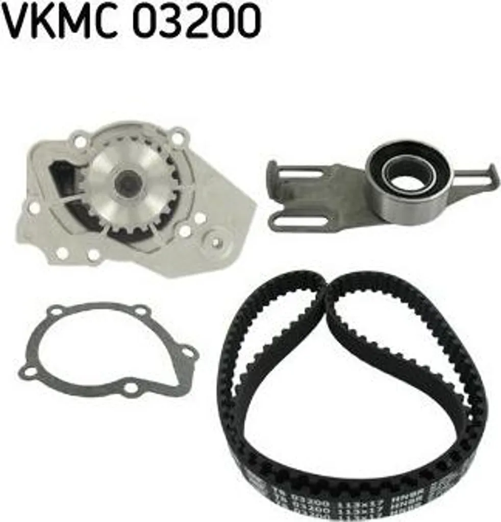 Kit de Distribution avec Pompe à Eau SKF VKMC 03200 pour Peugeot et Citroën