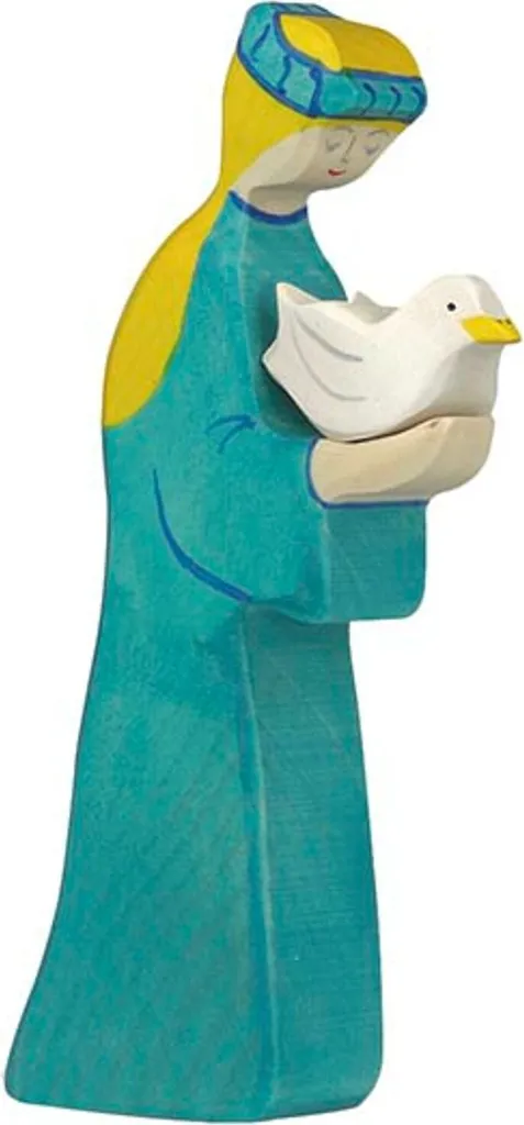 Femme de Noé Holztiger - Accessoire pour Arche de Noé et Jeux Waldorf