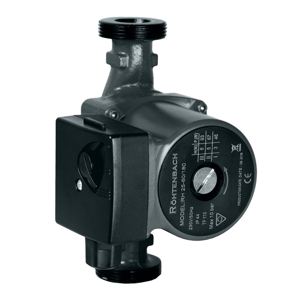 A close-up studio shot of a circulation pump.
